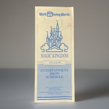 Disney Ephemera Walt Disney World Magic Kingdom Show Entertainment Guide 05/1991 picture