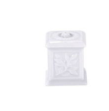 BERNARDAUD LOUVRE WHITE PORCELAIN ONE PEPPER SHAKER ONLY 1.75
