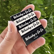 WHISKY A GO GO 70'S Matchbook SUNSET STRIP Matches Los Angeles LA One Strike picture