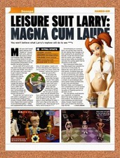 2004 Leisure Suit Larry Magna Cum Laude PC Original Advertisement / Promo vr3 picture