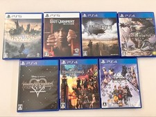 PS4 PS5 Games Lot 7 Titles KINGDOM HEARTS HOGWARTS LEGACY FF XV picture