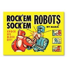 ROCK'EM SOCK'EM ROBOT Vintage Classic TV 3.5 