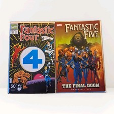 Fantastic Four #358 1st Paibok + Fantastic Five Final Doom TPB Lot picture