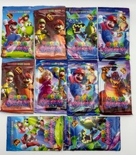 Super Mario Galaxy Child Trading Card Game LOT OF 10 SEALED PACKS 🍄⭐️ picture