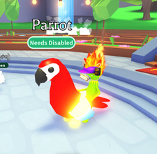 Adopt Me Parrot 🦜🌟 NFR Neon Fly Ride Roblox (READ DESC.) [QUICK 🚚⚡] picture