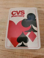 Vintage 1990 CVS Pharmacy Playing Cards Sealed Deck Pack Drug Store Advertising  picture