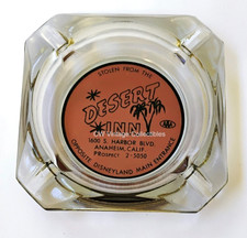 c 1950's -60's Desert Inn Motel Ashtray Harbor Rd Opposite Disneyland Anaheim CA picture