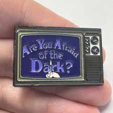 Vintage Are You Afraid Of The Dark TV Lapel Pin Nickelodeon Horror Retro picture