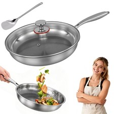 Gugxiom 10.2in Titanium Hammered Pan Pro for Cooking picture
