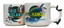 Starbucks Hawaii & Big Island Ornament Set 2 Discovery Series Mini 2 oz picture
