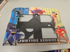 Justice League Picture Frames Plastic Fits 5x7 Lot of 2 picture