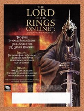2007 Lord Of The Rings Online Shadows Of Angmar PC Original Ad / Promo v4 picture