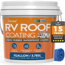 1 Gallon RV Roof Coating, Liquid Rubber Waterproof Sealant for Camper | Solar picture