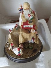 Vtg 1995 NORMAN ROCKWELL 4th in Series SANTA'S HELPER 5 1/2