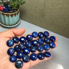 27pcs Natural Lapis lazuli semi-precious Ring face Crystal specimens 75g A5771 picture