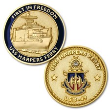 USS Harpers Ferry LSD 49 First in Freedom Challenge Coin picture