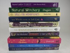 Lot 11 Witchcraft Books Occult Spells Witch Magic Self-care Enneagram Mix PB/HC picture