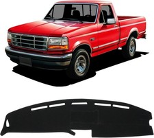 KUST Black Dash Cover for Ford F-150 & Bronco 1992-1996, F-250 & F-350 1992-1... picture
