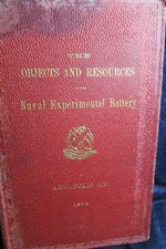 Objects and Resources of the Naval Experimental Battery 1876 VERY RARE BOOK picture
