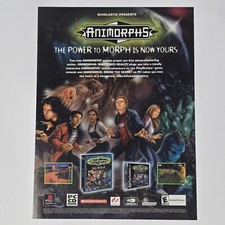 Animorphs Sony PlayStation PS1 PC Power Print Ad/Poster Official Promo Art picture