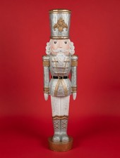 Signature Selection Gold and Silver Lighted King Nutcracker 48