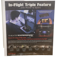 2005 Nyko PSP Theatre Speakers/Case Print Ad/Poster Official System/Console Art picture