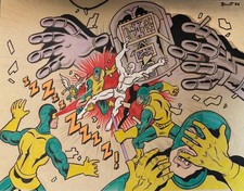 BOT BLAST** MIKE BENNETT'S  ORIGINAL  ART   (2026) 4/3/26 CC picture
