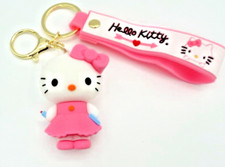 Sanrio Hello Kitty Pink Goes to School Chain with Hand Strap Necklace Pendant picture