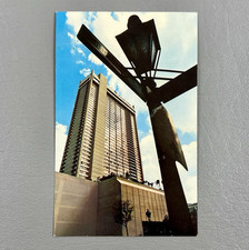 Postcard New Orleans Louisiana Marriott Canal Chartres Street Lamp Sky picture