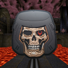Quake PVC QUAD Damage Ranger Doomguy PC Game morale airsoft funny skull patch picture
