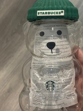 2025 Glass Starbucks Bearista Bear Cold Cup Holiday Limited Edition New picture