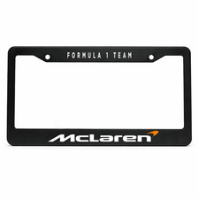 F1 McLaren Metal License Plate Frame 12x6 in US Standard Car Tag Fans Gift picture