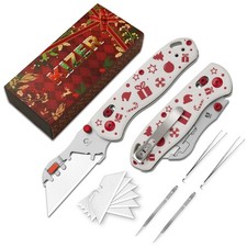 Kizer Uti BEAR 2 Christmas Utility Folding Pocket Knife G10 Handle V3619JMC2 picture