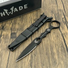 Benchmade SOCP Dagger 176BK Fixed Blade Knife Black Handle Sheath picture
