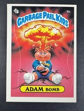 1985 Topps Garbage Pail Kids Series 1 ADAM BOMB #8A Matte Checklist GPK OS1 picture