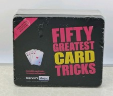 Marvins Magic Fifty Greatest Card Tricks Set Collectible Tin Brand New Sealed  picture