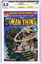 Fear #19 CGC 8.0 JSA Gerber/Mayerik 1973 4631618001 picture