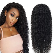 HD Transparent Lace Frontal Kinky Curly Wigs picture