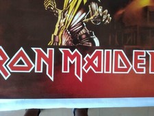 Paul Di'Anno IRON MAIDEN Poster 1980 Original Vintage 99x68cm RARE + Brooch picture
