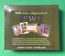 2025 HISTORIC AUTOGRAPHS WWII SEALED HOBBY BOX picture