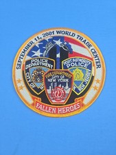 FALLEN HEROES 9-11, 2001 Embroidered Patches 5