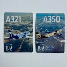 Delta Airlines 2025 Trading Cards Bonus 100th Anniversary Edition Set Of 2 picture