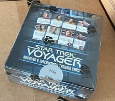 2026 Rittenhouse Star Trek Voyager Archives Factory Sealed Hobby Box NEW 4 HITS picture