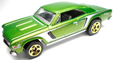 2011 HOT WHEELS MUSCLE MANIA '67 CHEVY CHEVELLE SS 396 GREEN DIECAST 3 1/8