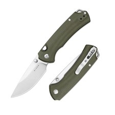 Kizer T1 BD EDC Folding Pocket Knife Nitro-V Blade Micarta Handle V3490.2BA1 picture