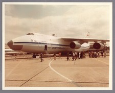 AEROFLOT ANTONOV AN-124 CCCP-82002 LARGE ORIGINAL VINTAGE PHOTO CRASHED CARGO 4 picture