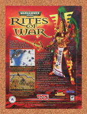 Warhammer 40000 Rites Of War PC Original 2000 Ad - SSI Video Game Promo picture