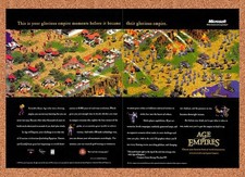 1996 Age Of Empires PC Original Advertisement / Retro Promo v1 picture