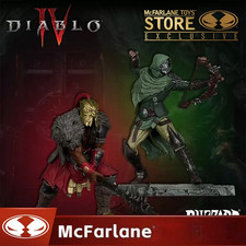 McFarlane Diablo IV Barbarian Rogue 6 Inch Posed Collectible Statue Toy picture