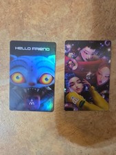 Mcdonalds 2026 K POP Demon Hunter HUNTRIX Mira Rumi Zoey Card Hello Friend picture